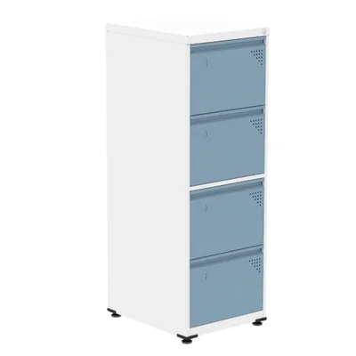 Arquivo Pandin 47cm Branco/azul Dali C/ Chave