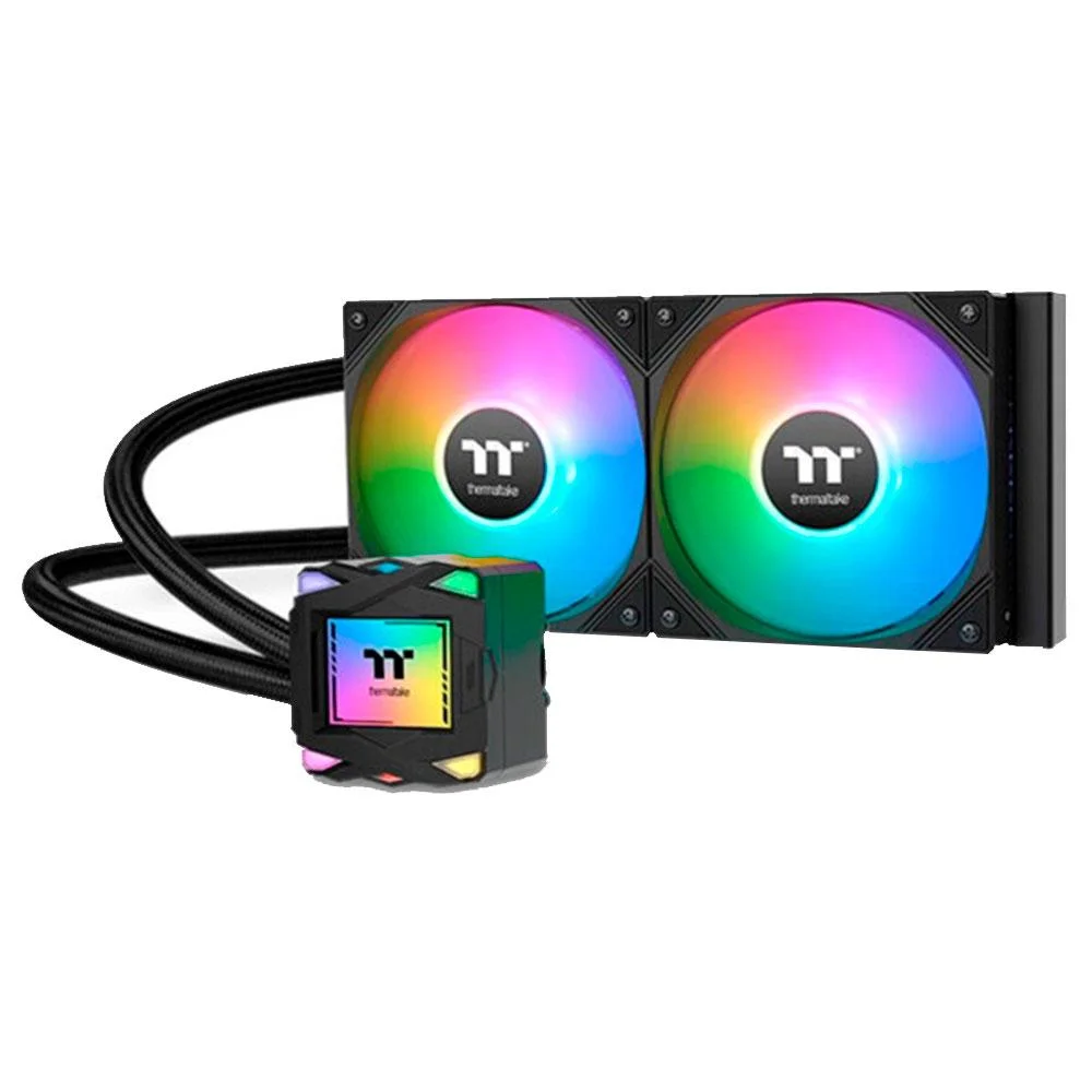 Water Cooler Thermaltake La 240 ARGB Sync Black Allinone 2*120mm - Cl-w457-pl12sw-a 4