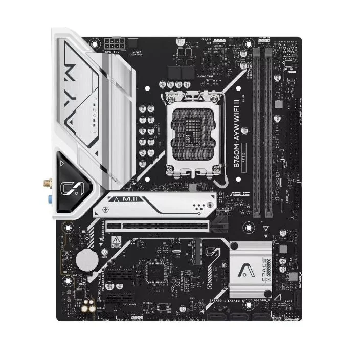 Imagem 4 de 5 do produto Placa Mãe Asus B760m-ayw Wifi Ii LGA  1700 2xDDR5 Chipset Intel B760 Matx