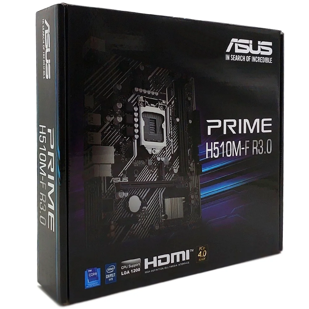 Imagem 5 de 5 do produto Placa-mãe Asus Prime H510m-f, 64 Gb, Soquete LGA  1200, Matx, Ddr4