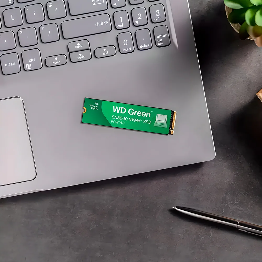 Imagem 3 de 5 do produto SSD M.2 2280 Wd Green Sn3000 1TB Nvme - Wds100t4g0e