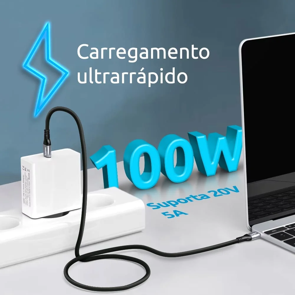 Imagem 2 de 5 do produto Cabo Comtac Usb-c X Usb-c  3.2 Gen2 Comtac 9478