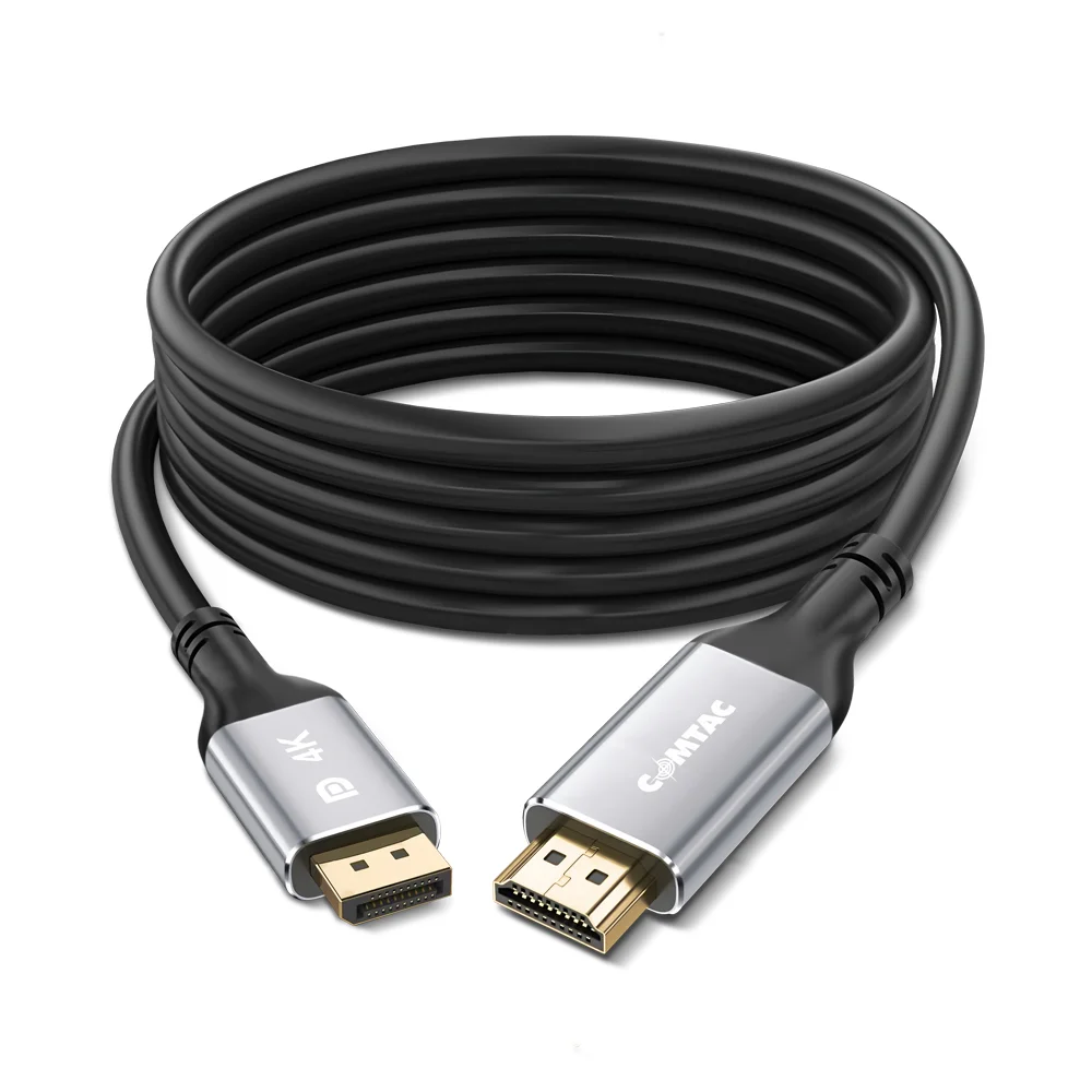 Imagem 4 de 5 do produto Cabo Conversor Displayport X HDMI 4k 2 Metros Comtac 9476
