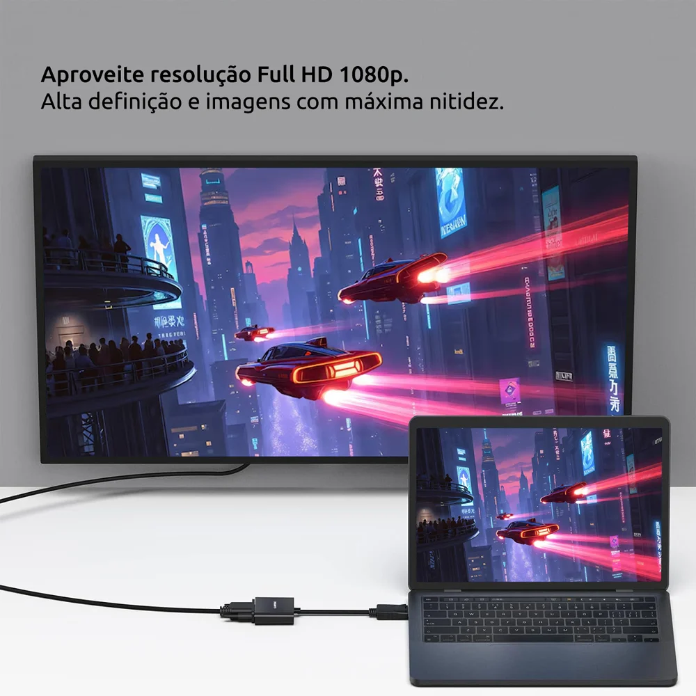 Imagem 3 de 5 do produto Cabo Conversor Displayport Para Vga Comtac 9469