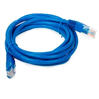 Cabo De Rede 3 Metros Crimpado Internet Rj45 Cat5e Ethernet Lan Alta Velocidade