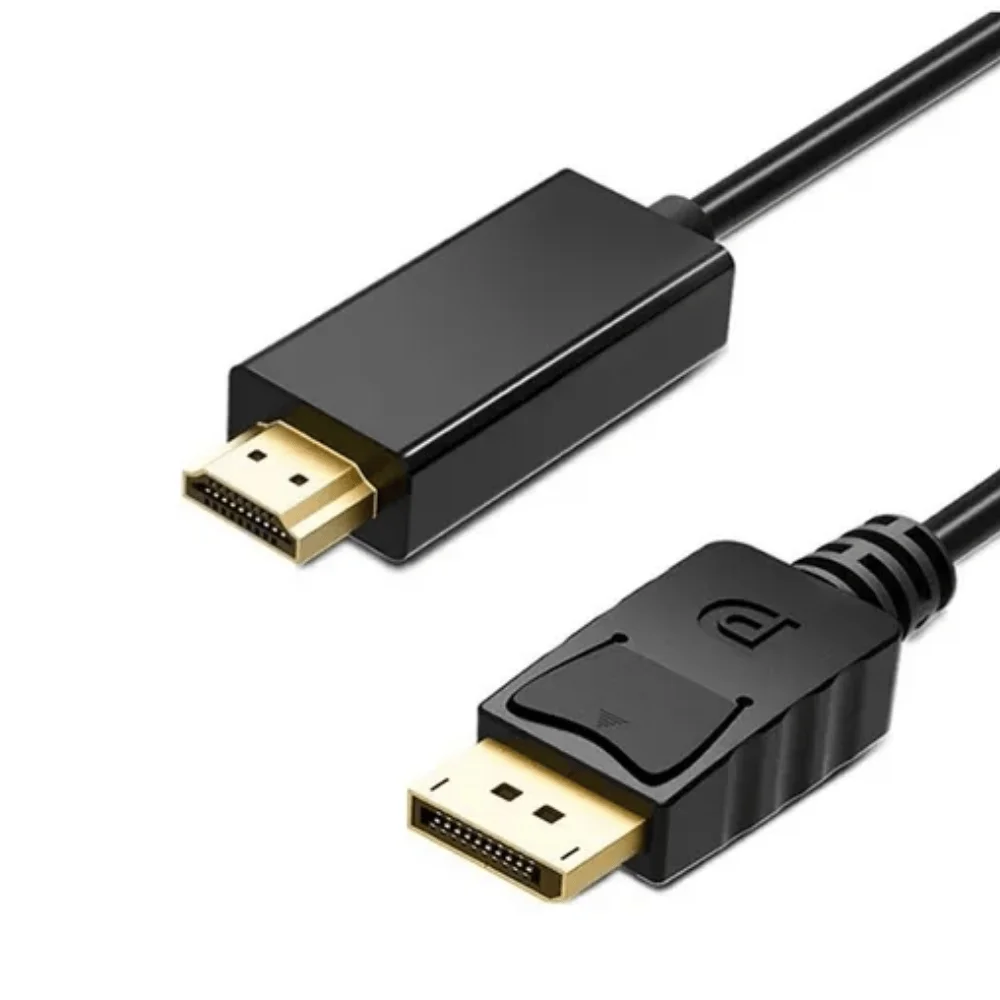 Imagem 3 de 4 do produto Cabo Conversor Displayport Para HDMI Hdtv Cabo 1.8m 1080p
