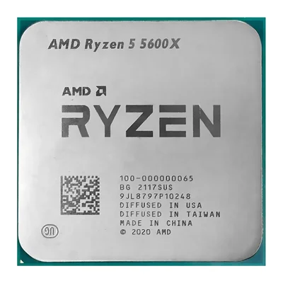 CPU：AMD ryzen5 5600X Processador AMD Ryzen 5 5600X 3.7GHz (4.6GHz Turbo) 6-Cores 12