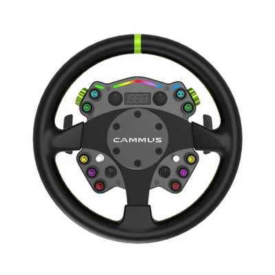 Volante Gamer Premium C12, Direct Drive, Toque 12nm, Para Simuladores Com Feedback Realista