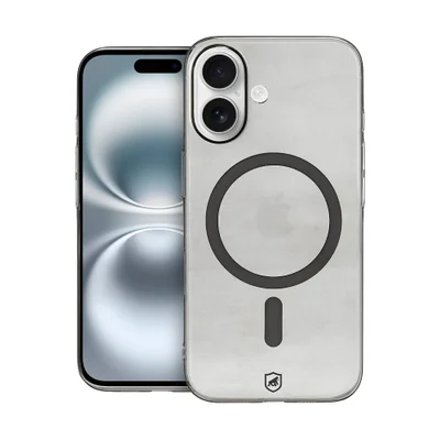 Capa Para Iphone 16 - Crystal Slim Magsafe - Não Amarela - Titanium - Gshield