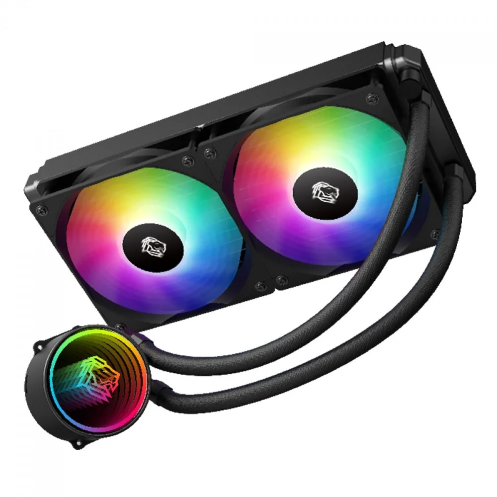 Imagem 2 de 5 do produto Water Cooler Hayom Fc1315, Rainbow, 240mm, Intel-amd, Preto