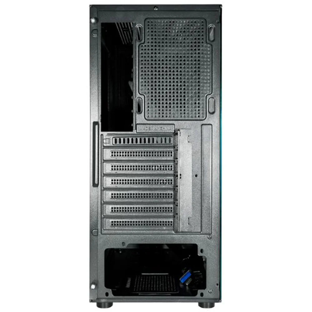 Imagem 2 de 5 do produto Gabinete Gamer K-mex Demon Cg-11c5, Fita LED RGB Frontal, Lateral Em Vidro Temperado, Usb 3.0, Psu Cover, Atx - Cg11c5rh0010b0x