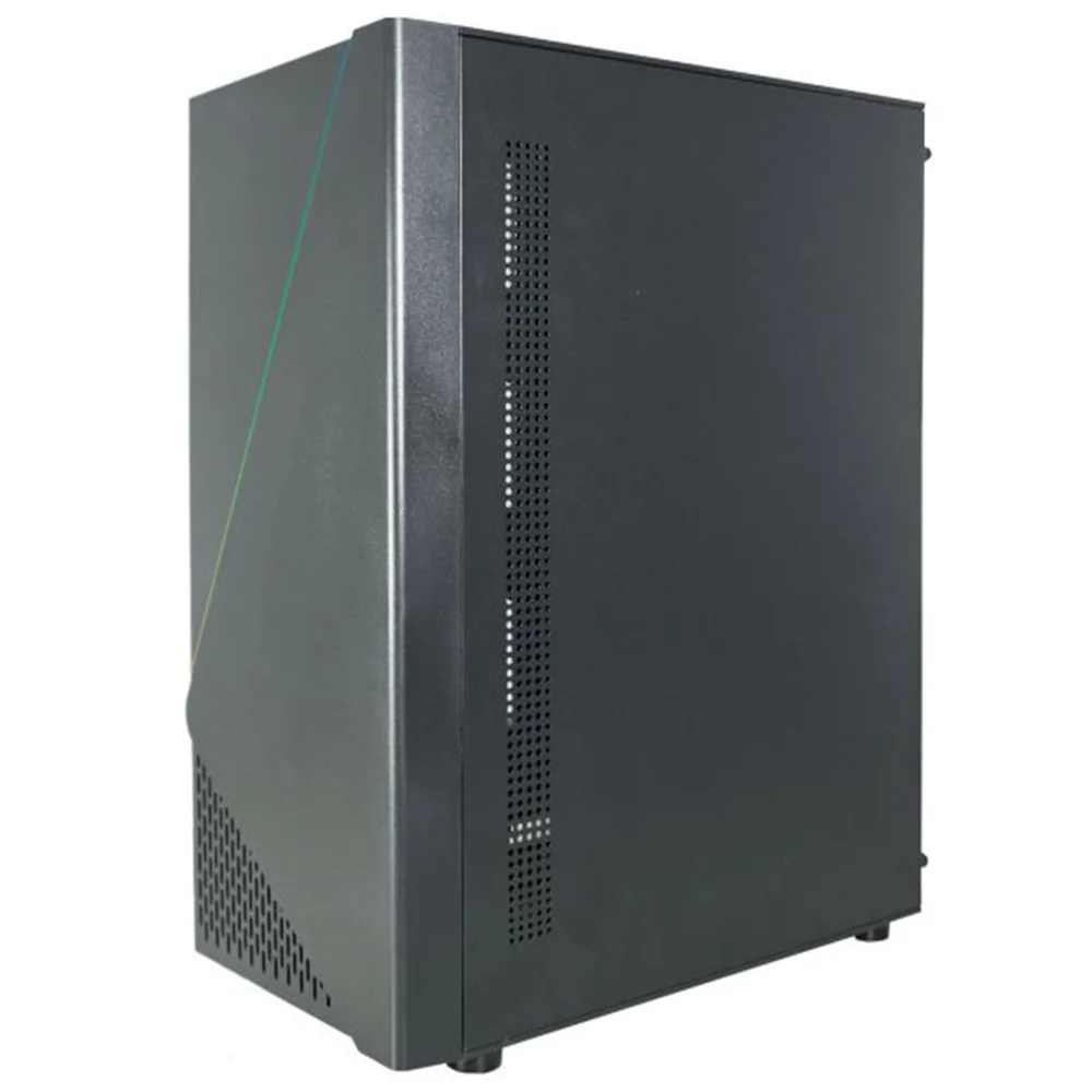 Imagem 4 de 5 do produto Gabinete Gamer K-mex Demon Cg-11c5, Fita LED RGB Frontal, Lateral Em Vidro Temperado, Usb 3.0, Psu Cover, Atx - Cg11c5rh0010b0x