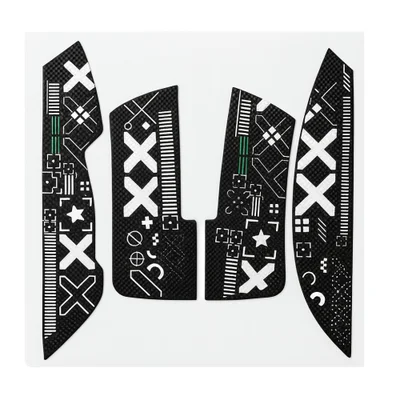 Adesivos Grip Tape Antider. P/ Mouse Attack Shark X11 Preto