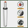 Pistão Gás Universal Cromado Classe 3 150kg 120mm P/ Cadeira