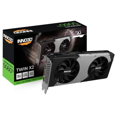 Placa De Video RTX5060 Ti 16gb Gdddr7 128bits Inno3d Twin X2