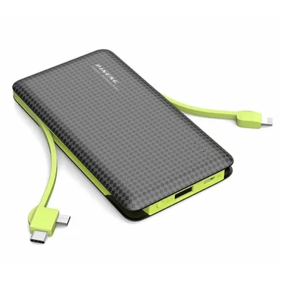 Carregador Portátil Power Bank Chnpineng Pn-956, 10.000 Mah, 3 Saídas Usb, Com Cabo Micro Usb, Type-c, Lightning