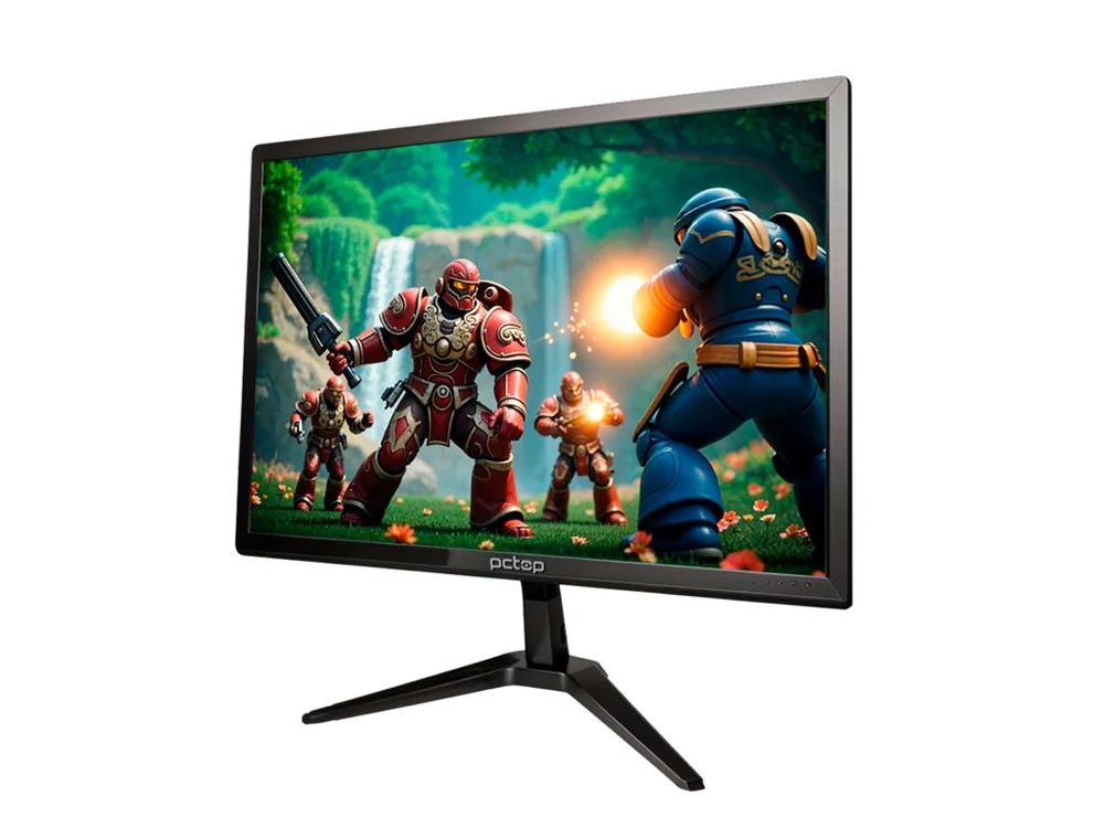 Monitor PCtop 19” LED Tn, Hd 1440x900, HDMI E Vga, 75hz, Preto - PC1900pro-v Monitor PCtop 19” LED Tn, Hd 1440x900, HDMI E Vga, 75hz, Preto - PC1900pro-v