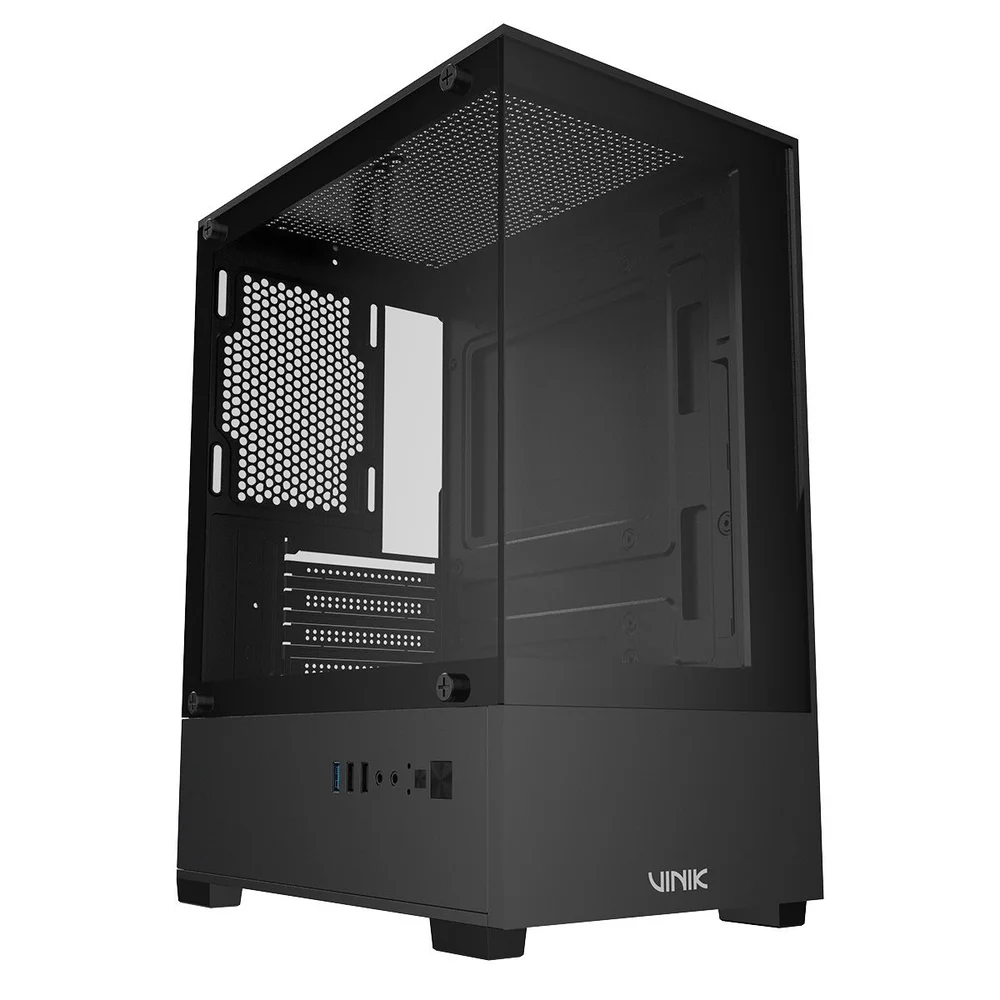 Gabinete Gamer Vinik G-shield, Aquario, Vidro Temperado - Gggsvbkv2