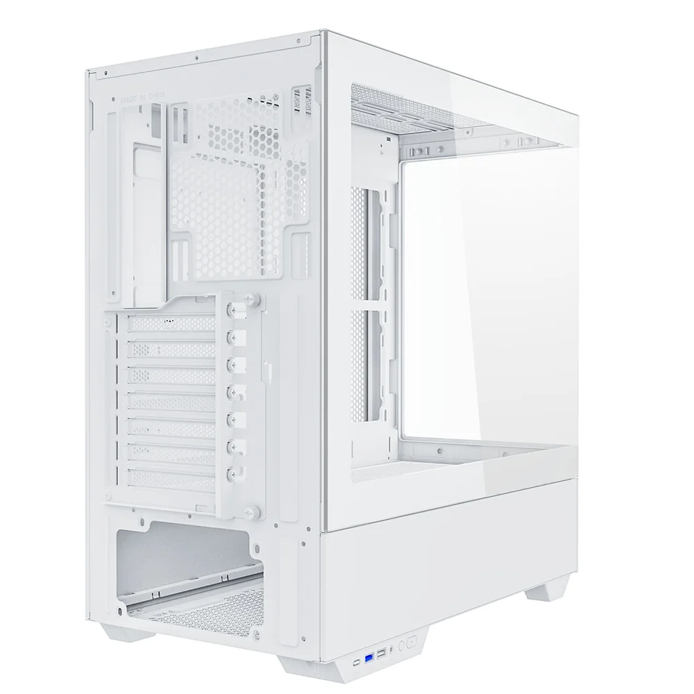 Imagem 3 de 5 do produto Gabinete Gamer Mid Tower Sem Fonte Ca-607w Reflect Flow Pro Preto Redragon