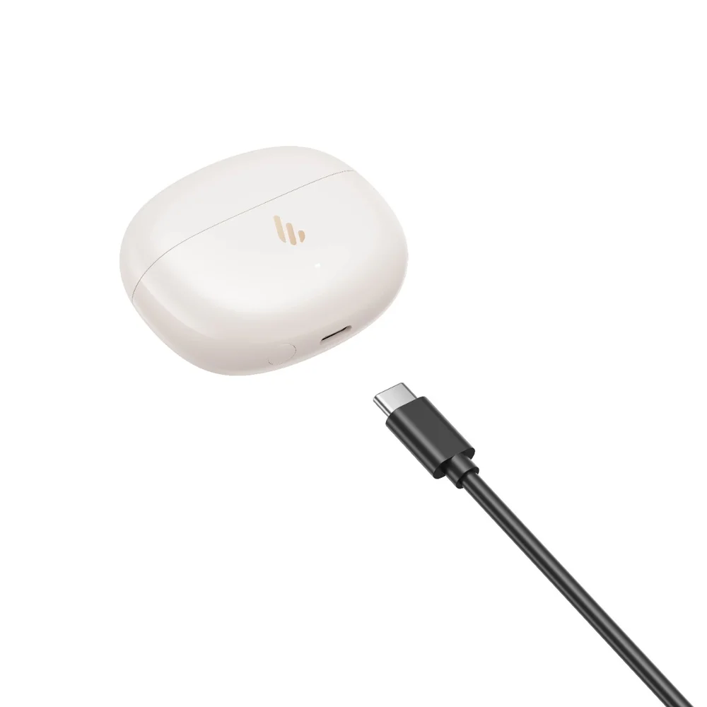 Imagem 3 de 5 do produto Fone TWS Bluetooth 6.0, Bateria 48, Cancelamento de ruído, Microfones com IA EDIFIER X5 PRO v25 - Marfim