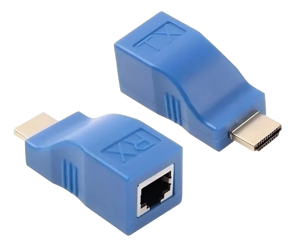 Imagem 2 de 5 do produto Extensor e Conversor para HDMI em Até 30m Com Cabo De Rede Cat6 Tomamte Mhd-1103