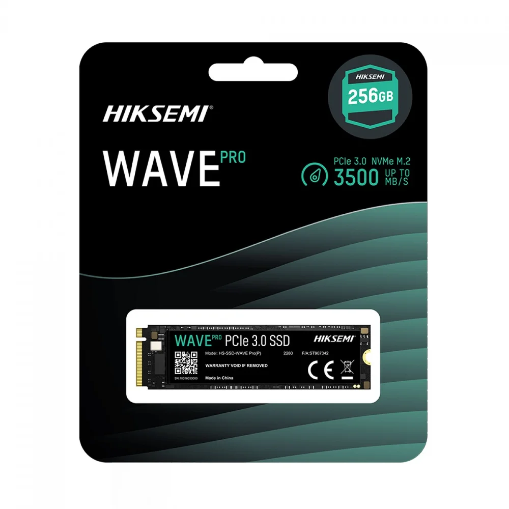Imagem 2 de 4 do produto SSD Hiksemi Wave Pro, 256gb, M.2 2280, PCie 3.0 - Hs-ssd-wave Pro(p) 256g
