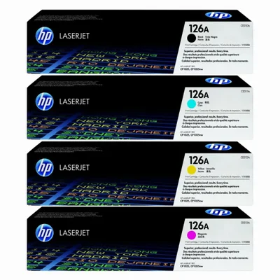 Kit 4 Toner Ce310a Ce311a Ce312a Ce313a 126a Cp1025 Cp1025nw Cp1020 Cp1020nw M175a