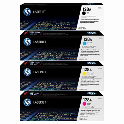 Kit 4 Toner Ce320a Ce321a Ce322a Ce323a 128a Cm1415fn Cm1415fnw Cp1525nw