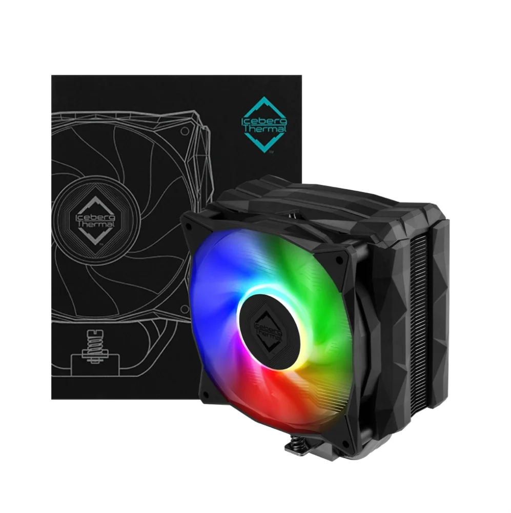 Air Cooler 120mm Iceberg Thermal Icesleet G4 Midnight, ARGB, Black - Icesleetg4md-bbb-00a 4