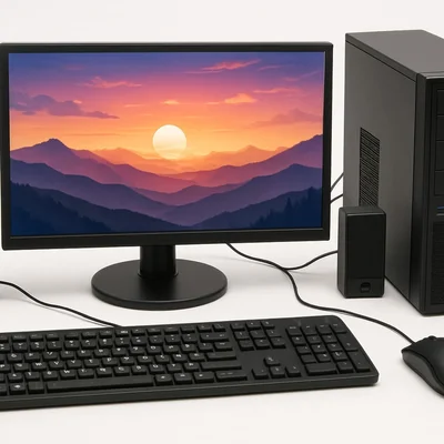 PC Completo Core i5 10ª Geração – 16gb Ddr4, SSD 480GB, Monitor 19", Kit Teclado E Mouse, WINDOWS 11