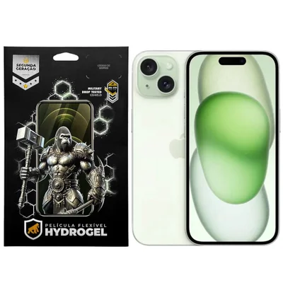 Kit Película Frontal + Traseira Para Iphone 15 Plus - Proteção Completa - Gshield