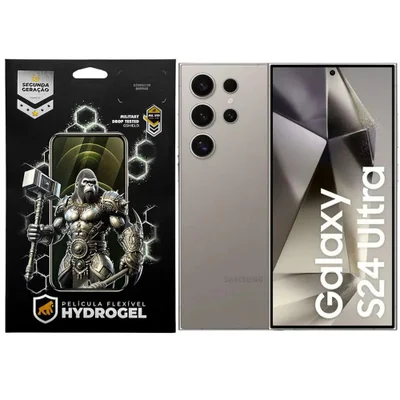 Kit Película Frontal + Traseira Para Samsung Galaxy S24 Ultra - Proteção Completa - Gshield