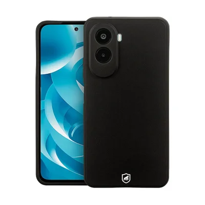 Capa Para Xiaomi Poco M7 Plus - Silicon Veloz - Preta - Gshield