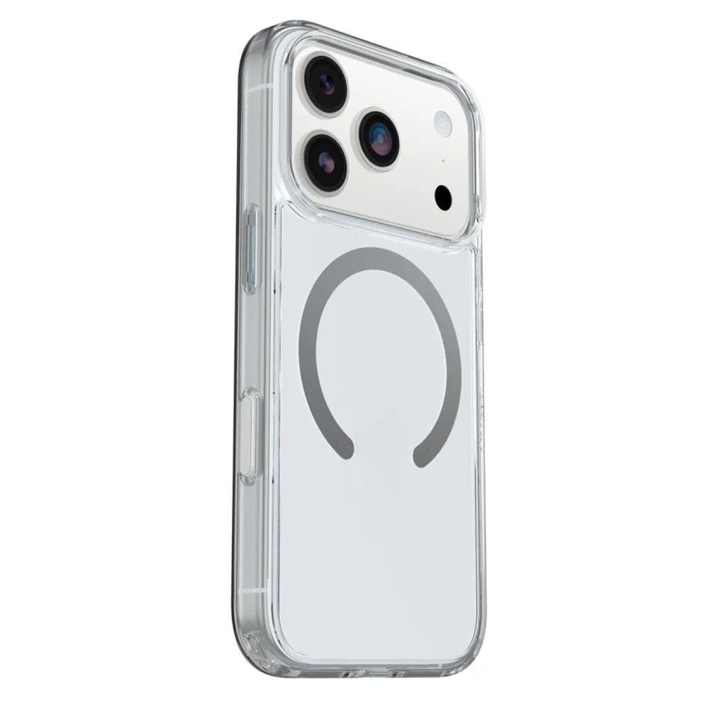 Imagem 2 de 5 do produto Capinha Clear Iph 17 Pro Magnética Compatível Com Magsafe Protege Tela E Lentes