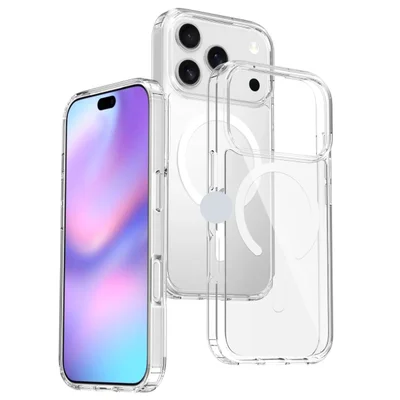 Capinha Clear Iph 17 Air Magsafe + Proteção De Câmera
