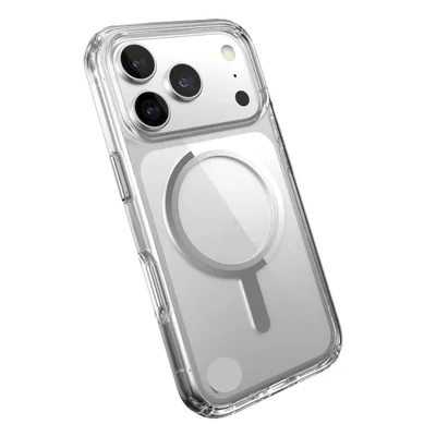 Capa Clear Iph 17 Pro Magnética Compatível Com Magsafe Estável No Carregamento