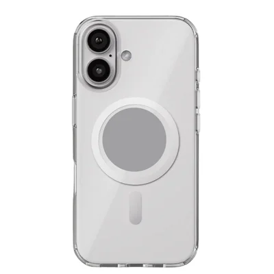 Case Transparente Iph 17 | Carregamento Por Indução | Visual Nítido