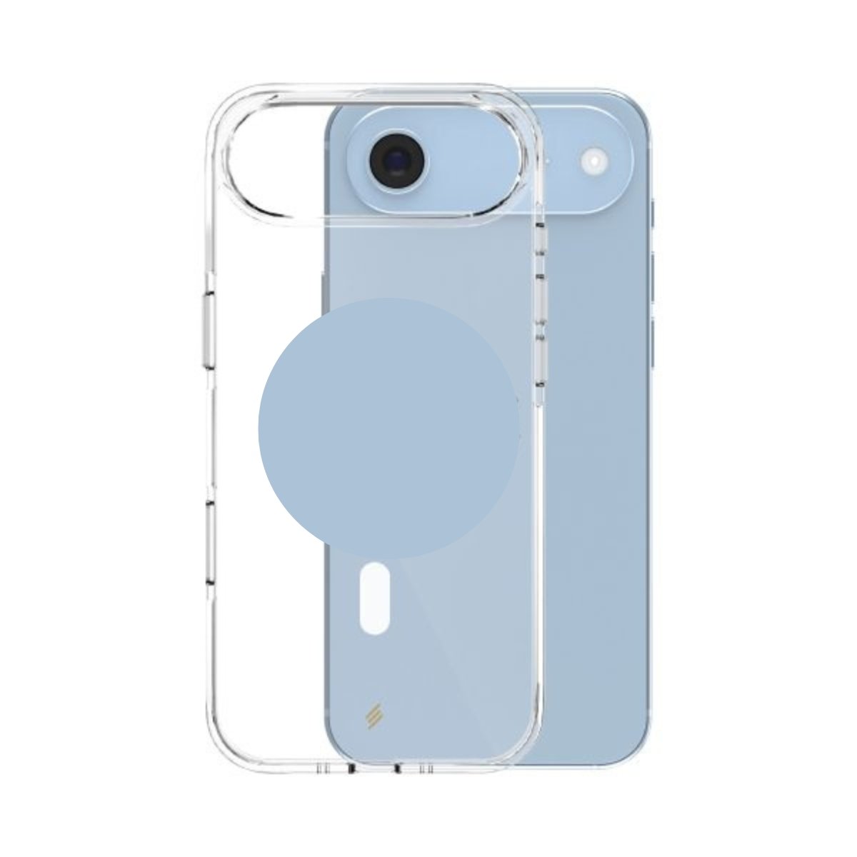 Case Magnético Clear Iph 17 Air Anel Magnético Forte