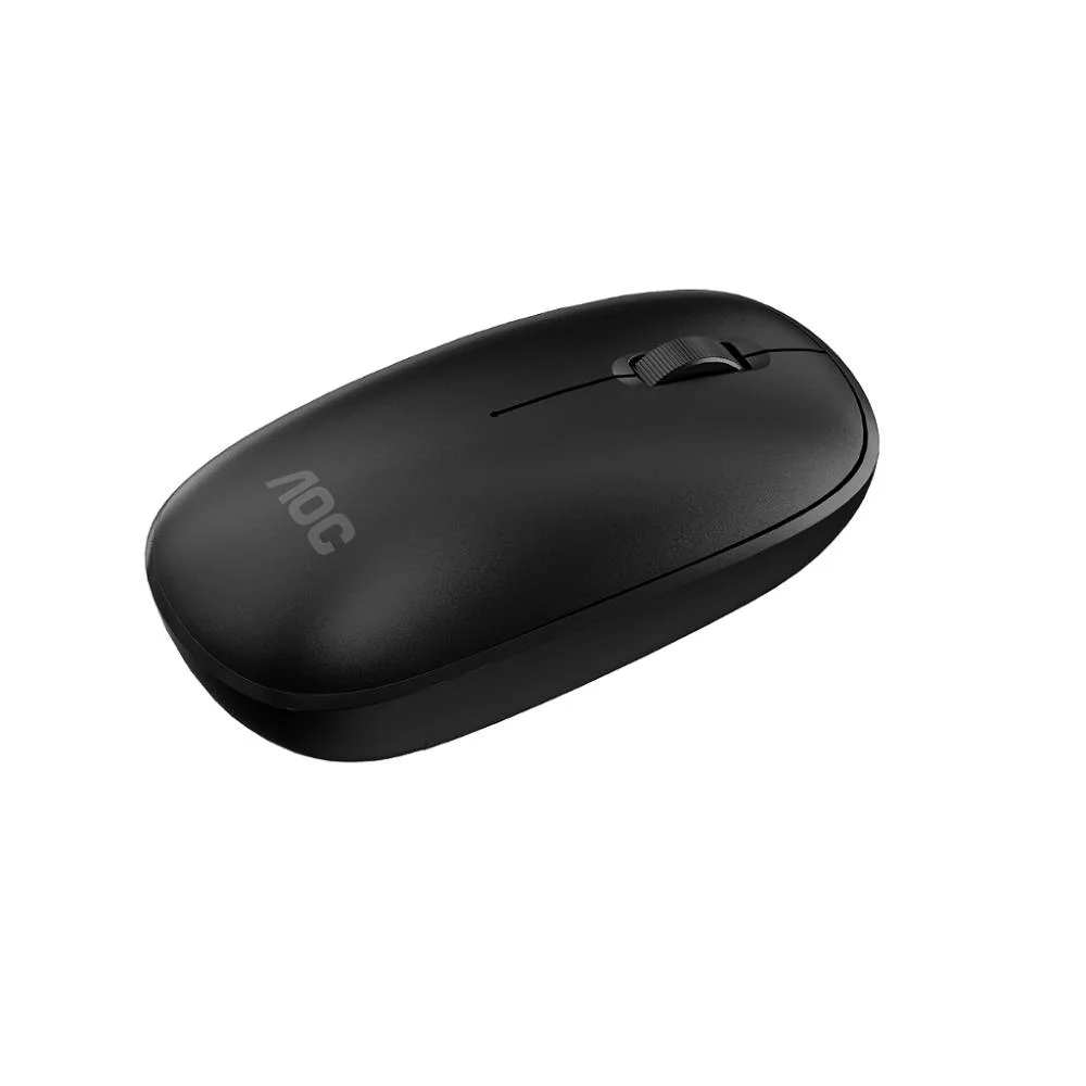 Imagem 2 de 5 do produto Mouse Óptico Sem Fio Wireless 2.4 Ghz 1600 Dpi - Preto - Aoc