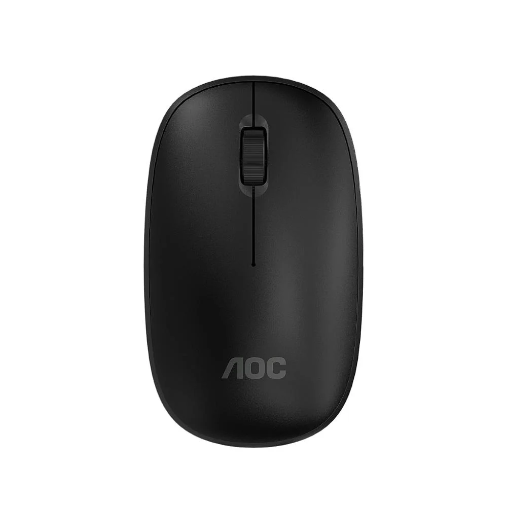 Imagem 4 de 5 do produto Mouse Óptico Sem Fio Wireless 2.4 Ghz 1600 Dpi - Preto - Aoc