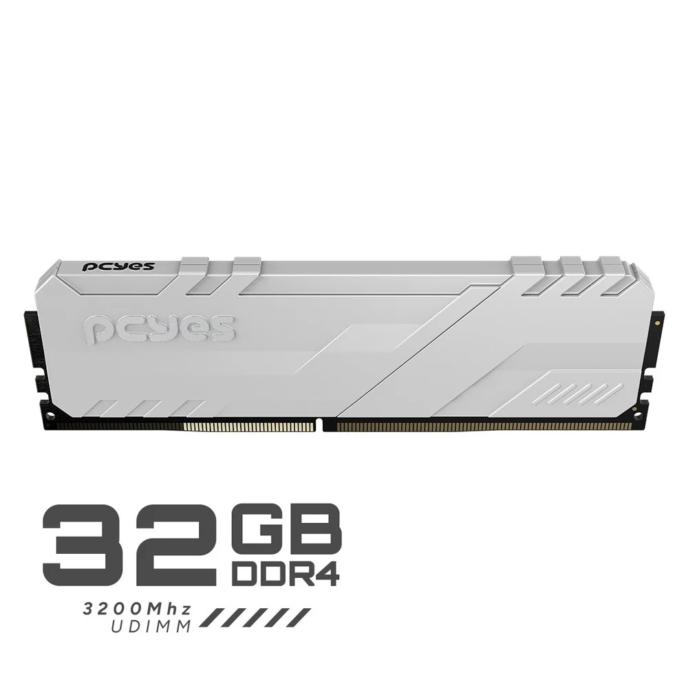 Imagem 4 de 5 do produto Memoria Gamer PCyes Udimm 32gb Ddr4 3200mhz White