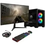 PC Gamer Completo Bluepc Frag, Amd Ryzen 5 5500, Radeon Rx 6600 8GB, B450, 16gb Ddr4, SSD 512gb Nvme, Monitor 23" 75hz, Kit Gamer - Pgbp-fra218