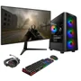 PC Gamer Completo Bluepc Frag, Amd Ryzen 5 5500, Radeon Rx 6600 8GB, B450, 16gb Ddr4, SSD 512gb Nvme, Monitor 23" 75hz, Kit Gamer - Pgbp-fra244