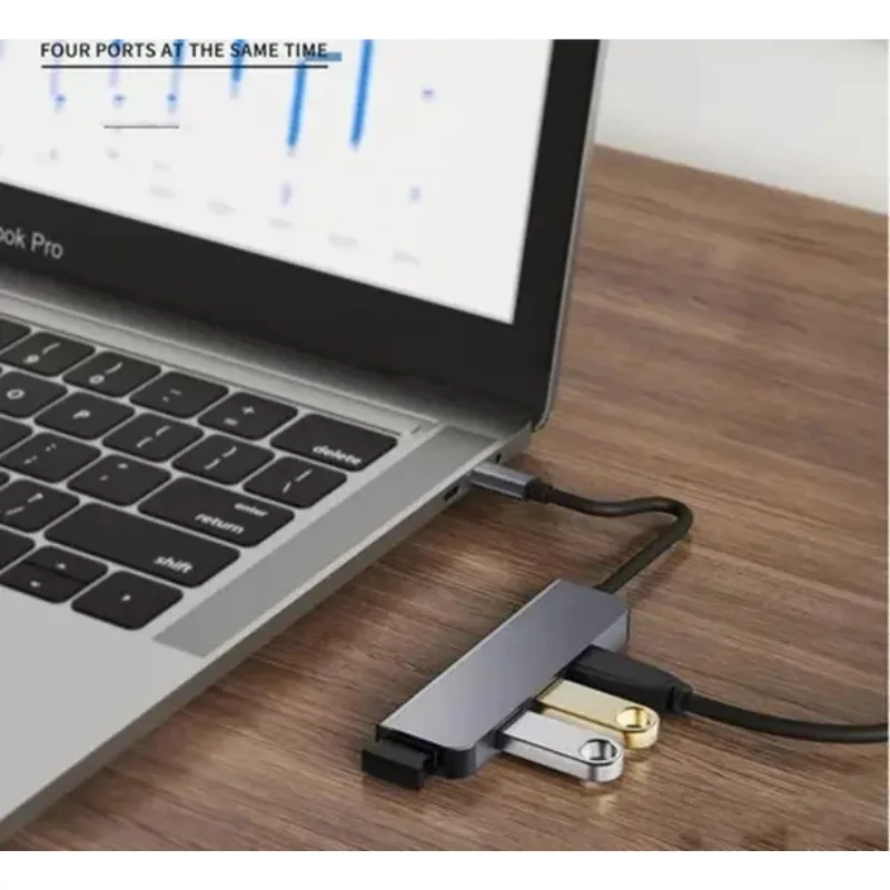 Imagem 2 de 5 do produto Hub Usb 3.0 Com 4 Portas Super Velocidade Fy-735