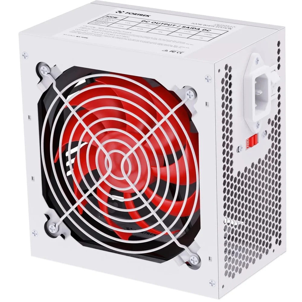 Imagem 4 de 5 do produto Fonte Gamer Atx Fortrek Crusader 500w Branca