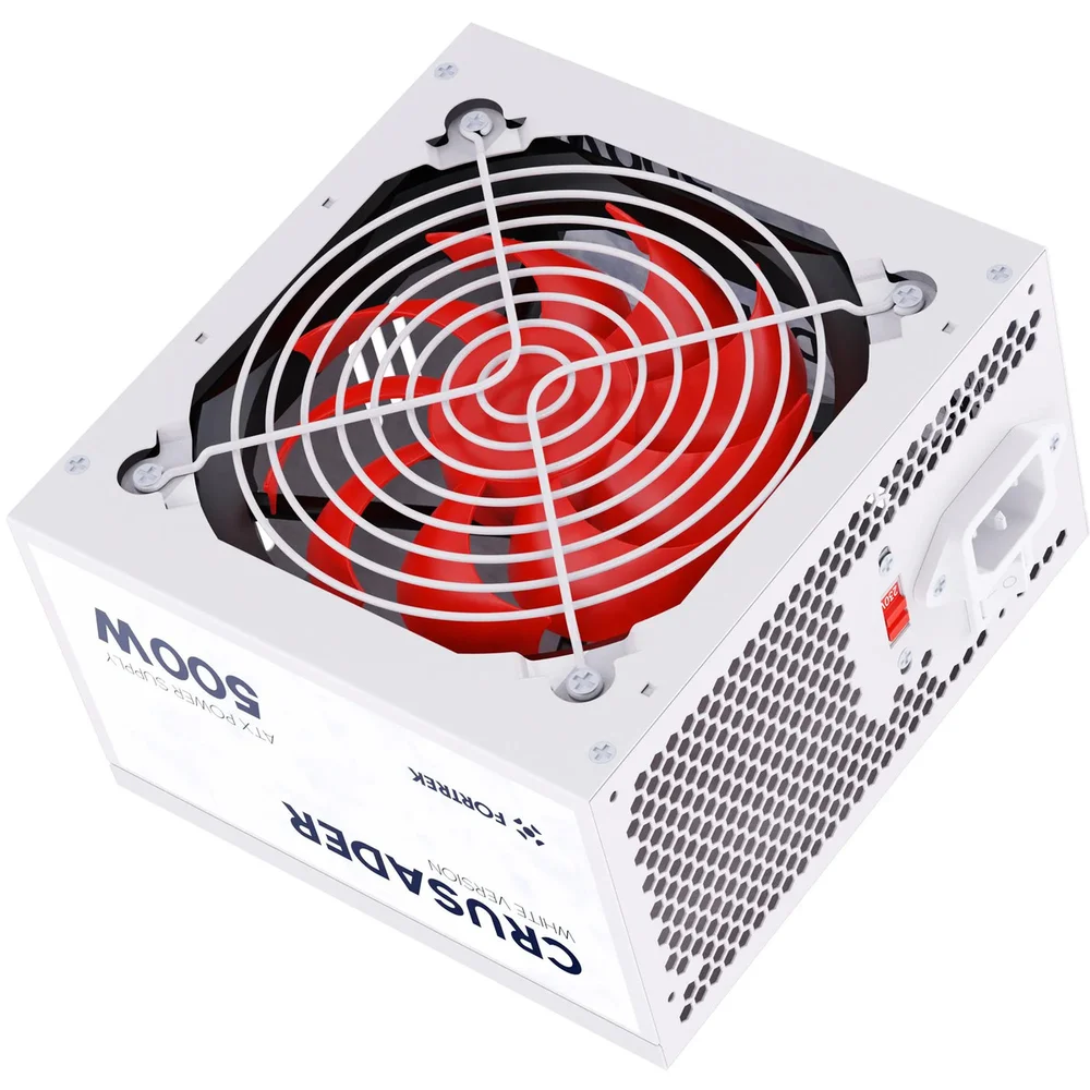 Imagem 5 de 5 do produto Fonte Gamer Atx Fortrek Crusader 500w Branca