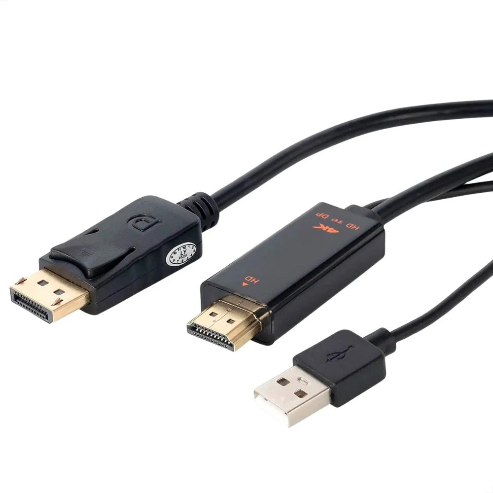 Imagem 3 de 3 do produto Cabo Adaptador HDMI Para Displayport 4k