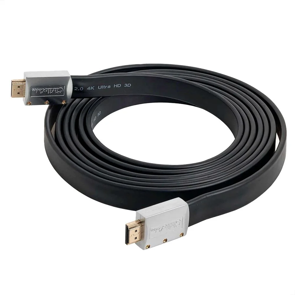 Imagem 3 de 4 do produto Cabo HDMI 2.0 Flat Desmontável,19 Pinos, 4k, Ultra Hd, 3d - 15 Metros