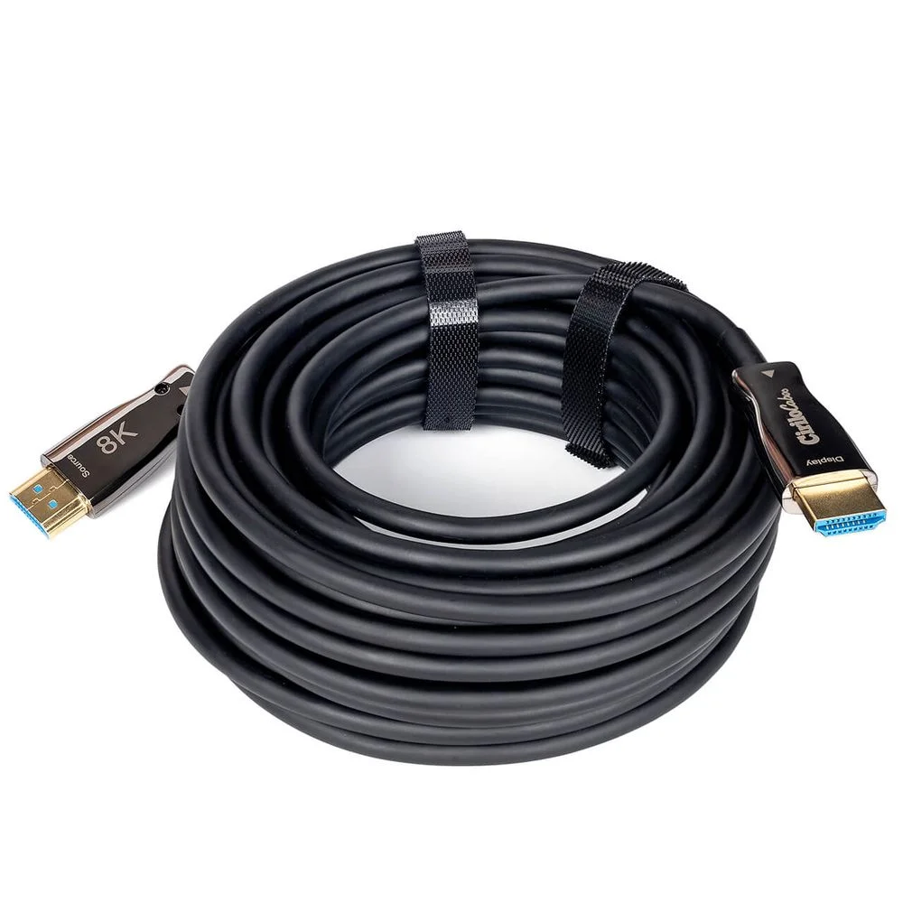 Imagem 2 de 3 do produto Cabo HDMI 2.1 8k Fibra Óptica 70 Metros 70 Mt