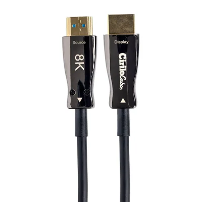 Cabo HDMI 2.1 8k Fibra Óptica 50 Metros 50 Mt